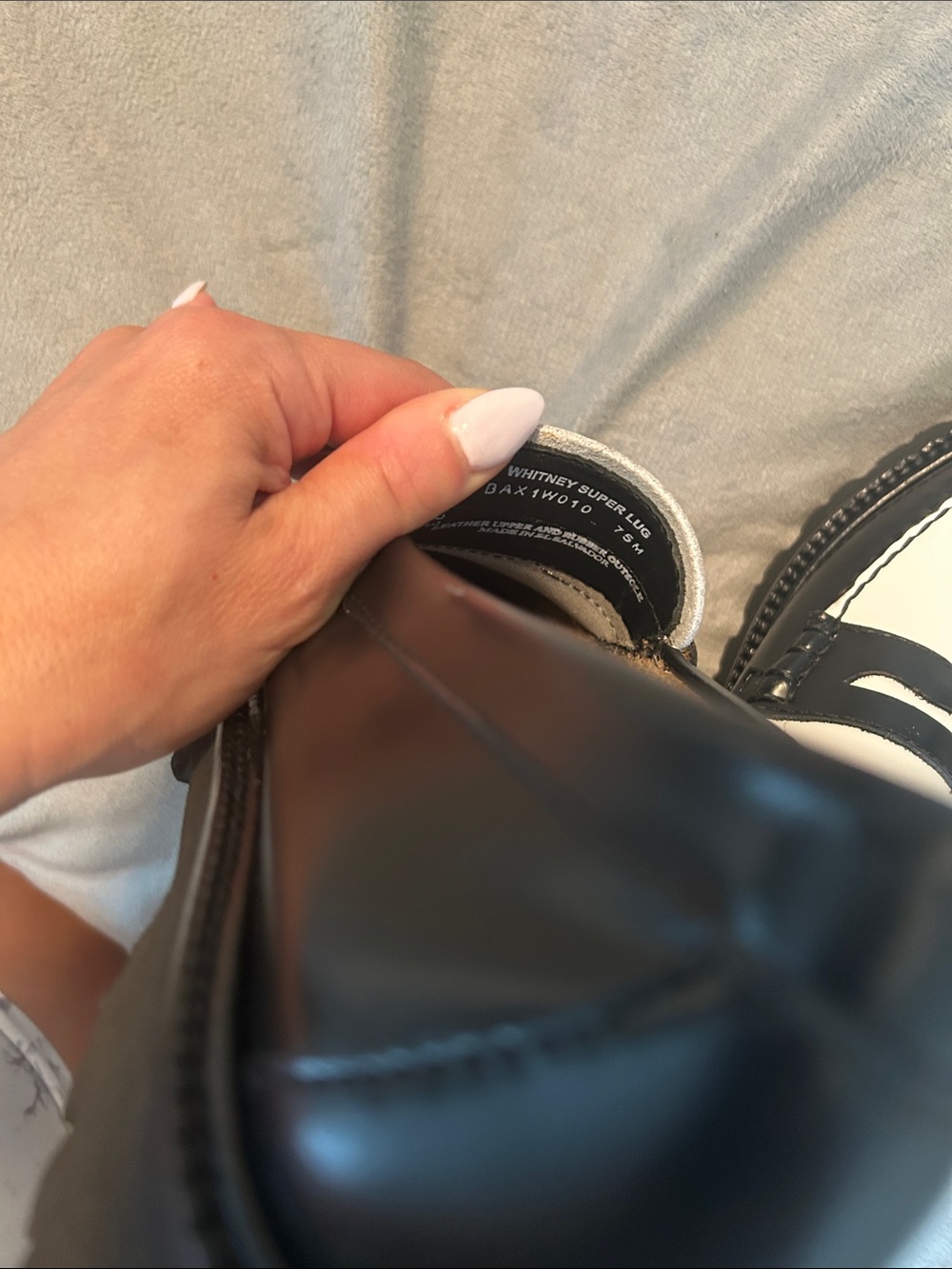 G.H. Bass Weejuns, White and Black Penny Loafers - Picture 5 of 7